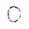Bracelet Fluorite Perles Rondes 8 mm