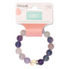 Bracelet Fluorite Perles rondes 12 mm