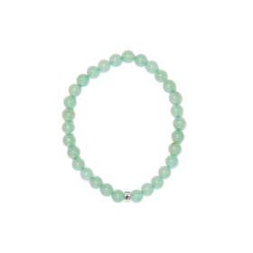 Bracelet Aventurine Verte Perles rondes 6 mm