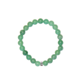 Bracelet Aventurine Verte Perles rondes 8 mm
