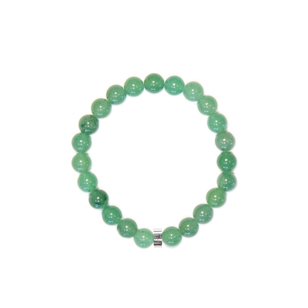 Bracelet Aventurine Verte Perles rondes 8 mm