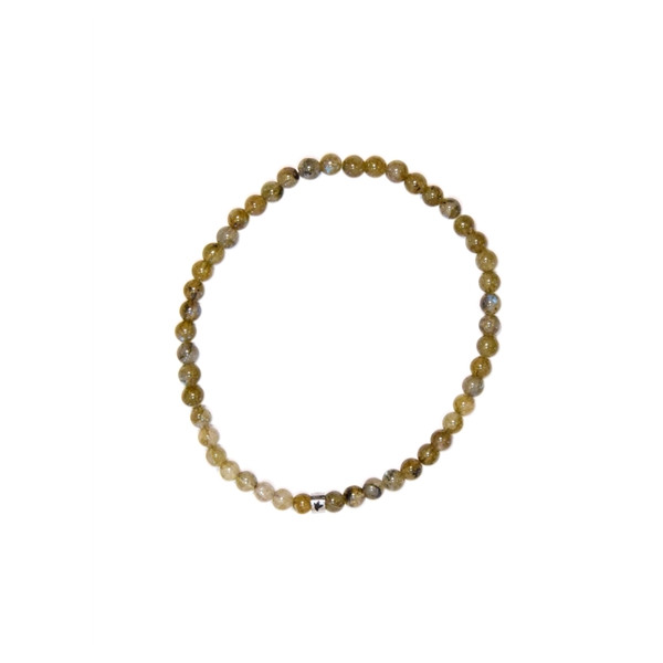 Bracelet Labradorite Perles rondes 4 mm