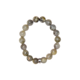 Bracelet Labradorite Perles rondes 10 mm
