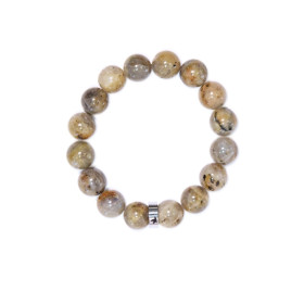 Bracelet Labradorite Perles rondes 12 mm