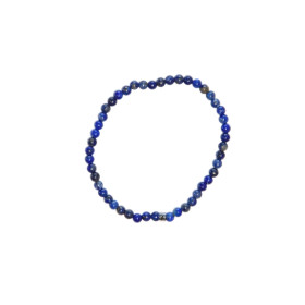Bracelet Lapis-Lazuli Perles rondes 4 mm