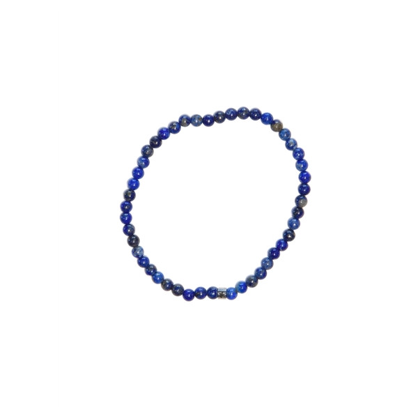 Bracelet Lapis-Lazuli Perles rondes 4 mm