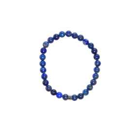 Bracelet Lapis-Lazuli Perles rondes 6 mm