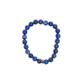Bracelet Lapis-Lazuli Perles rondes 8 mm