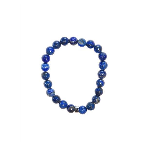 Bracelet Lapis-Lazuli Perles rondes 8 mm