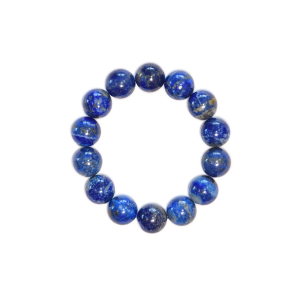 Bracelet Lapis-Lazuli Perles rondes 14 mm