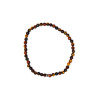 Bracelet Mix Oeil de Tigre de Taureau et de Faucon Perles rondes 4 mm