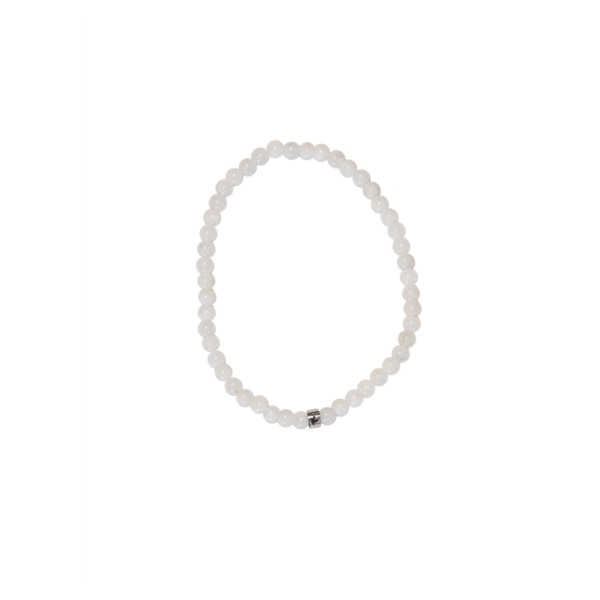 Bracelet Pierre de Lune Perles rondes 4 mm