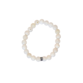 Bracelet Pierre de Lune Perles rondes 8 mm
