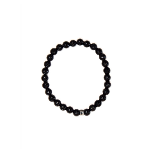 Bracelet Onyx Perles rondes 6 mm