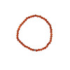 Bracelet Jaspe Rouge Perles rondes 4 mm