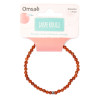 Bracelet Jaspe Rouge Perles rondes 4 mm