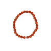 Bracelet Jaspe Rouge Perles rondes 6 mm