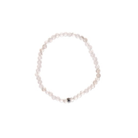 Bracelet Cristal de Roche Perles rondes 4 mm