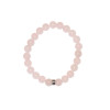 Bracelet Quartz Rose Perles rondes 8 mm