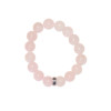 Bracelet Quartz Rose Perles rondes 12 mm