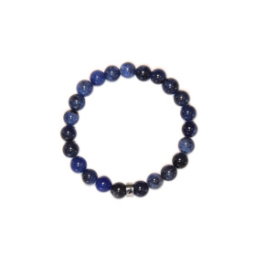 Bracelet Sodalite Perles rondes 8 mm