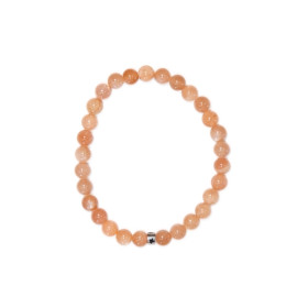 Bracelet Pierre de Soleil Perles rondes 6 mm