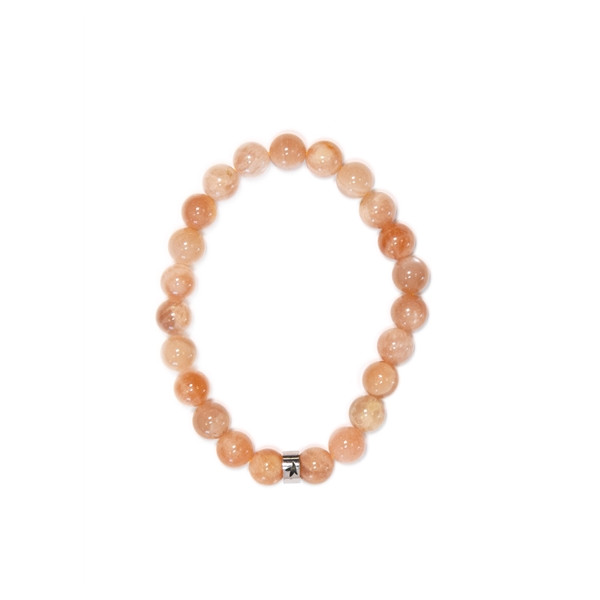 Bracelet Pierre de Soleil Perles rondes 8 mm