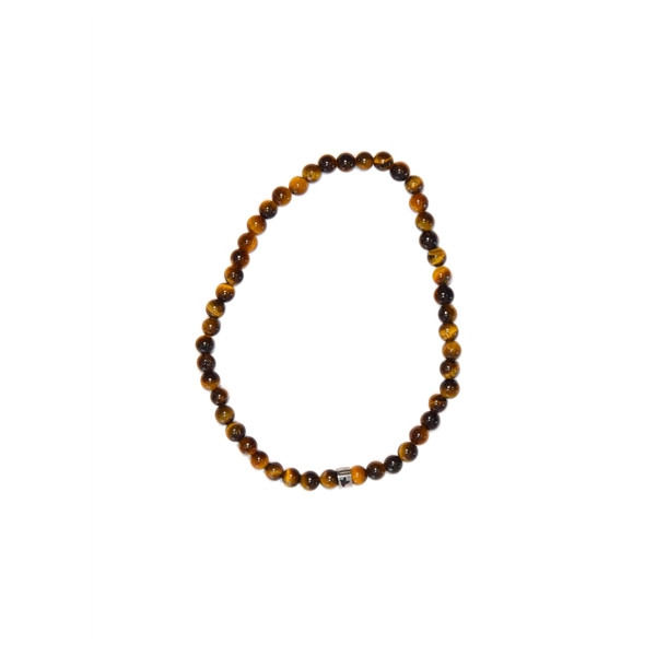 Bracelet Oeil de Tigre Perles rondes 4 mm