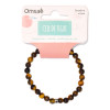Bracelet Oeil de Tigre Perles rondes 6 mm
