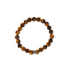Bracelet Oeil de Tigre Perles rondes 8 mm