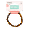 Bracelet Oeil de Tigre Perles rondes 8 mm