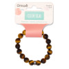 Bracelet Oeil de Tigre Perles rondes 10 mm