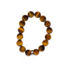 Bracelet Oeil de Tigre Perles rondes 12 mm