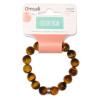 Bracelet Oeil de Tigre Perles rondes 12 mm
