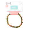 Bracelet Unakite Perles Rondes 6 mm
