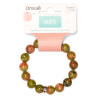 Bracelet Unakite Perles rondes 12 mm