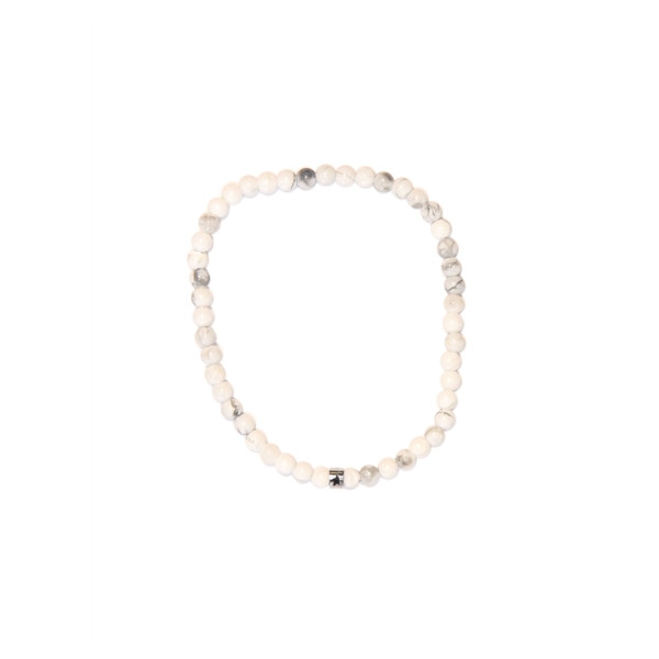 Bracelet Magnésite Perles rondes 4 mm