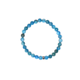 Bracelet Apatite Perles rondes 6 mm