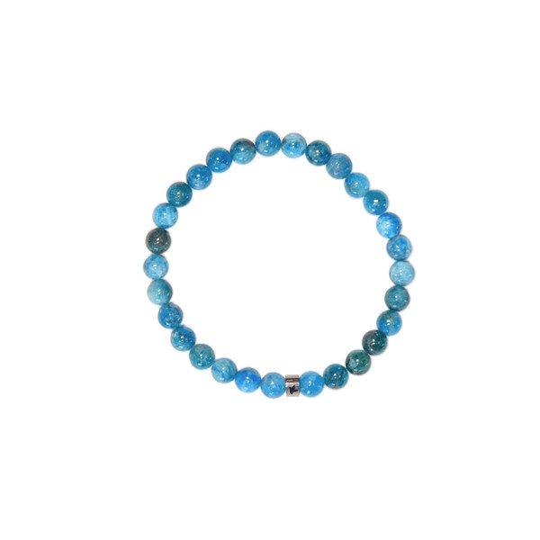 Bracelet Apatite Perles rondes 6 mm