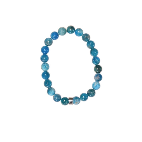 Bracelet Apatite Perles rondes 8 mm