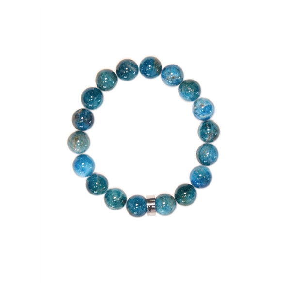 Bracelet Apatite Perles rondes 10 mm
