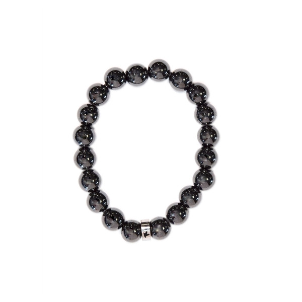 Bracelet Hématite Perles rondes 10 mm