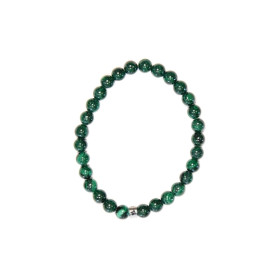 Bracelet Malachite Perles Rondes 6 mm