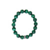 Bracelet Malachite Perles Rondes 10 mm