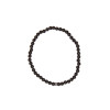 Bracelet Obsidienne Noire Perles rondes 4 mm