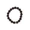 Bracelet Obsidienne Noire Perles rondes 10 mm