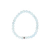 Bracelet Aigue-Marine Perles rondes 6 mm