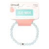 Bracelet Aigue-Marine Perles rondes 6 mm
