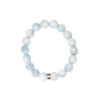 Bracelet Aigue-Marine Perles rondes 10 mm