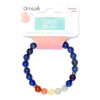 Bracelet 7 Chakras Lapis-lazuli Perles rondes 8 mm